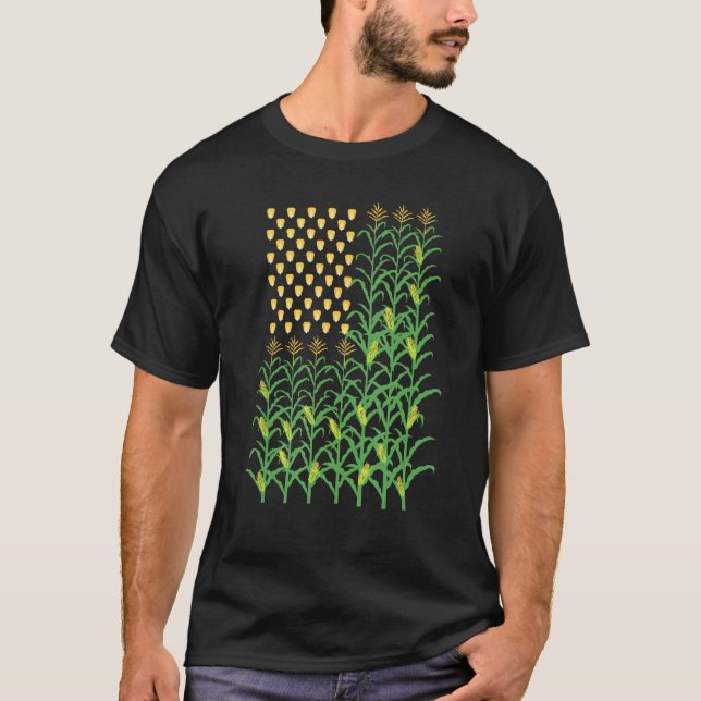 Camiseta Agricultor de milho - Fazenda de Fazenda dos produ (Frente)