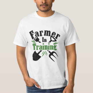 Camiseta agricultor em formação