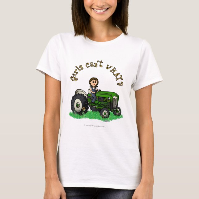 Camiseta Agricultor Verde Claro (Frente)