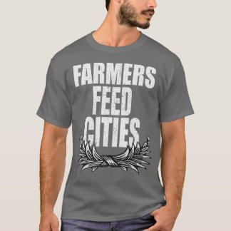 Camiseta Agricultores alimentam cidades com apoio à agricul