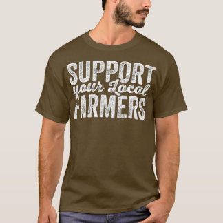 Camiseta Agricultores Locais Agricultores Presentes