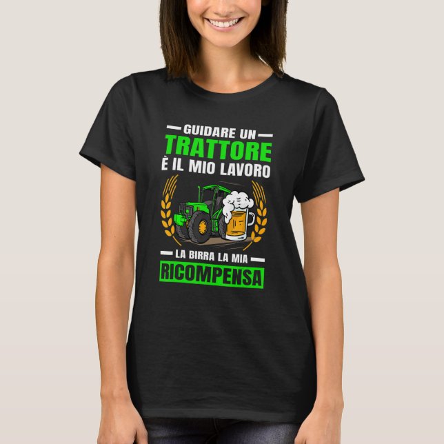Camiseta Agricultura Cerveja Meu Trator Reward (Frente)