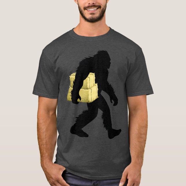 Camiseta Agricultura com palha de trigo criptida pelo agric (Frente)