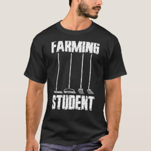 Camiseta Agricultura De Fazendas Estudantes Fazendeiros Em