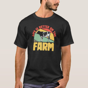 Camiseta Agricultura de Gado Bovino Diversão