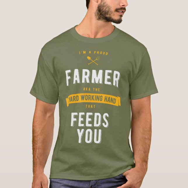 Camiseta Agricultura E Agricultura De Arranque Ortosos (Frente)
