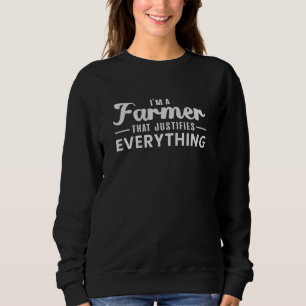 Camiseta Agricultura fazenda Agricultora Funny Trator Gift