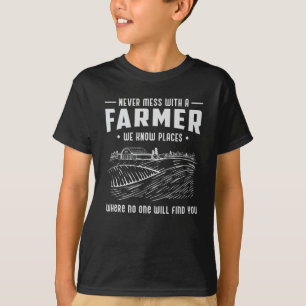 Camiseta Agricultura Fazenda, Agricultura Funny Trator Pres