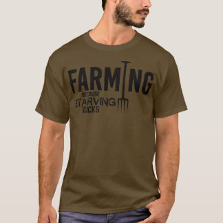 Camiseta Agricultura porque morrer de fome é uma droga