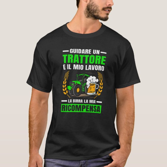Camiseta Agriculture Beer My Tractor Reward Premium (Frente)