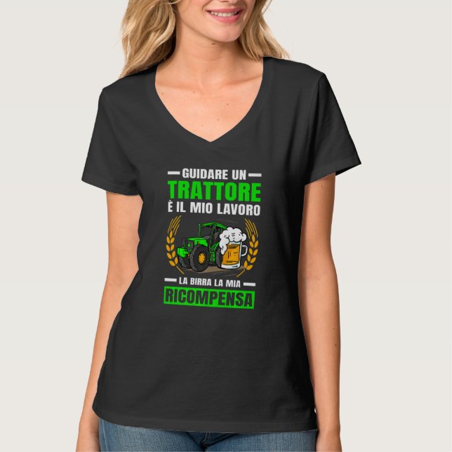 Camiseta Agriculture Beer My Tractor Reward Premium (Frente)