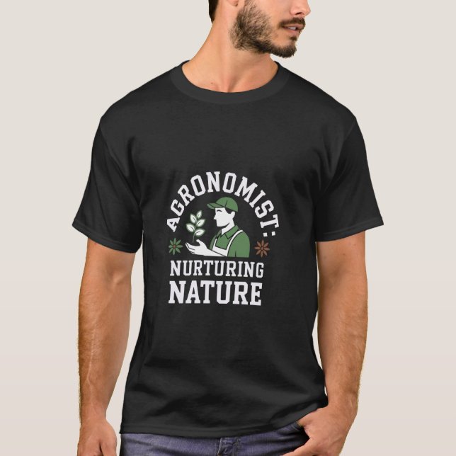 Camiseta Agrônomo Nutriendo a Natureza Agronomia (Frente)