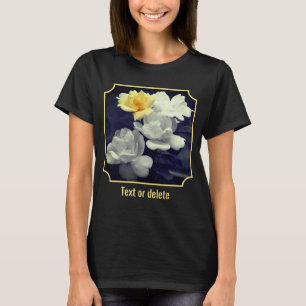 Camiseta Agrupamento de Rosa Amarela com Cor Parcial Person