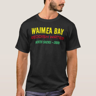 CAMISETA ÁGUA AVERMELHADA DA BAÍA DE WAIMEA