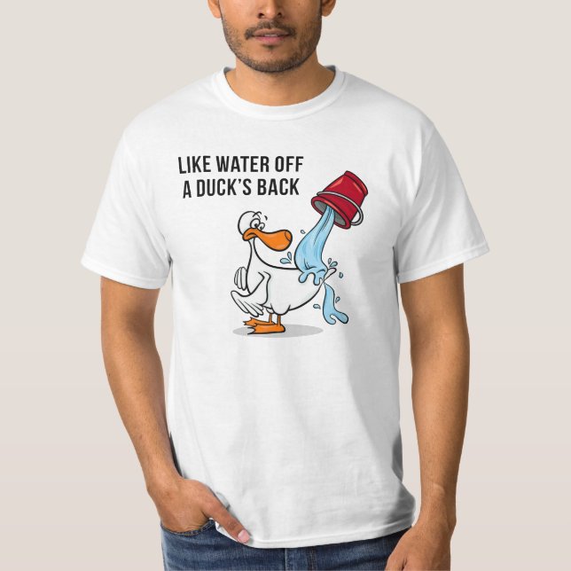 Camiseta Água da monção Jinkx do dorso de um pato (Frente)