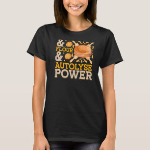 Camiseta Água e flour e produção automática de pão de energ
