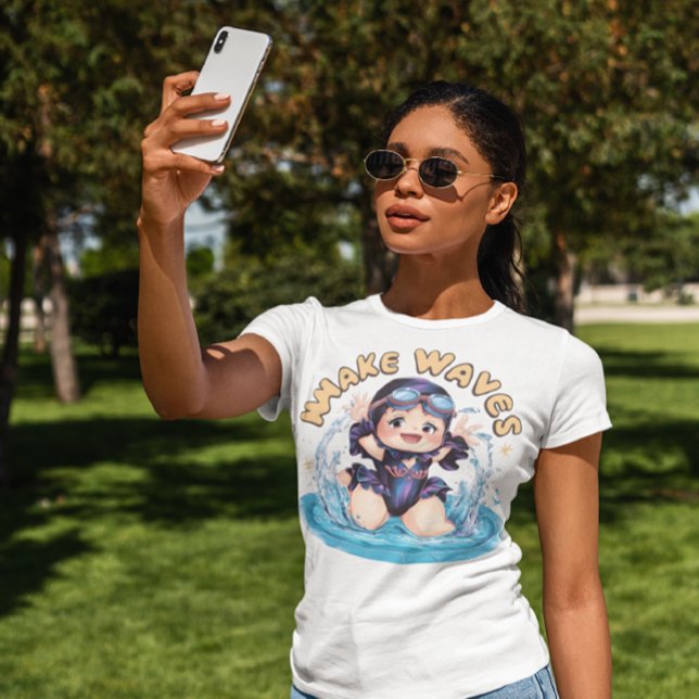 Camiseta Água É Minha Piscina Feliz (Criador carregado)