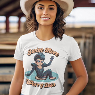 Camiseta Água É O Meu Lugar Feliz, Enrolado, Diver