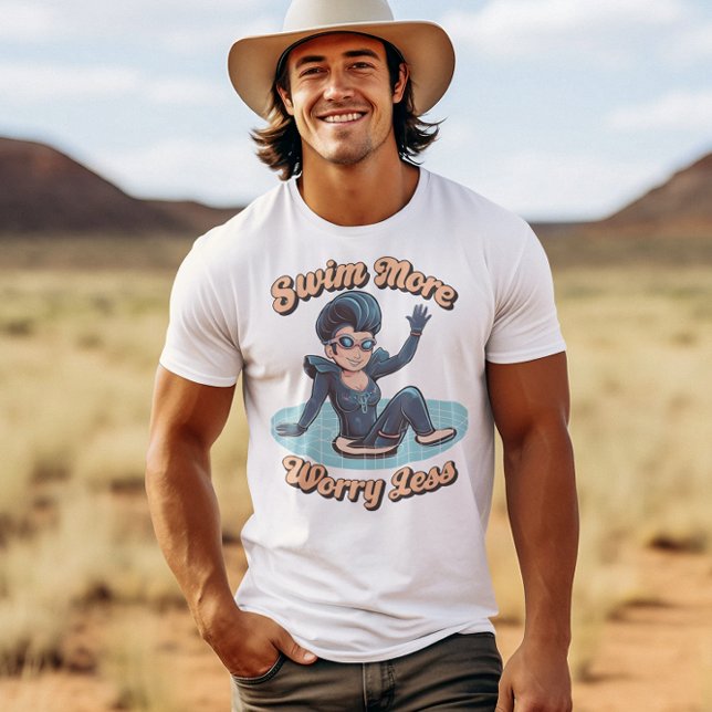 Camiseta Água É O Meu Lugar Feliz, Enrolado, Diver (Criador carregado)