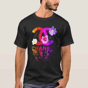 Camiseta Água Floral legal com Flor Colorida
