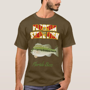 Camiseta Água fresca estatal de Fish Florida Bass TSirt