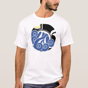 Camiseta Água gráfica do Aquário que roda do vaso