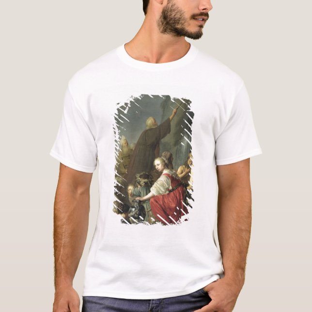 Camiseta Água impressionante de Moses da rocha (Frente)