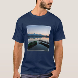 Camiseta Água   lago Hopfen Bavarian Alps Alemanha