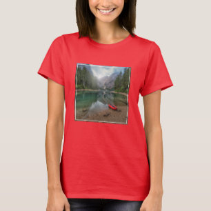 Camiseta Água   Lago South Tyrol, Itália
