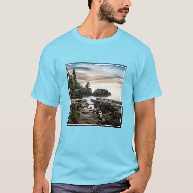 Camiseta Água | Lago Superior Grand Marais, Minnesota (Frente)