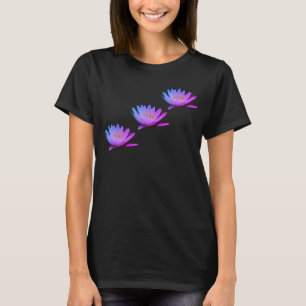 Camiseta Água Lily Lotus Flower