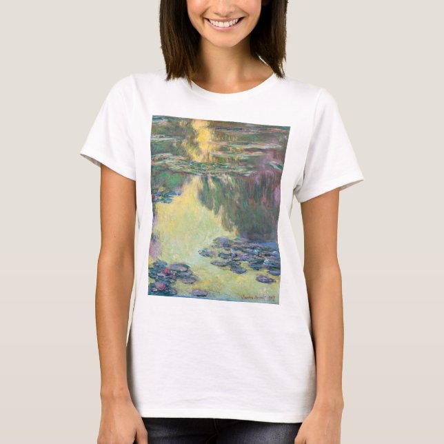 Camiseta Água Lily Pond, Monet (Frente)