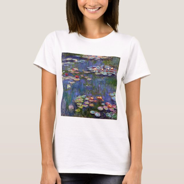 Camiseta Água Lily Pond, Monet (Frente)