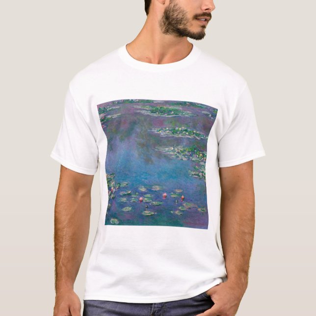 Camiseta Água Lily Pond, Monet (Frente)