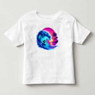 Camiseta Água-marinha de Verão em Aquarela PNG Oceano Tropi