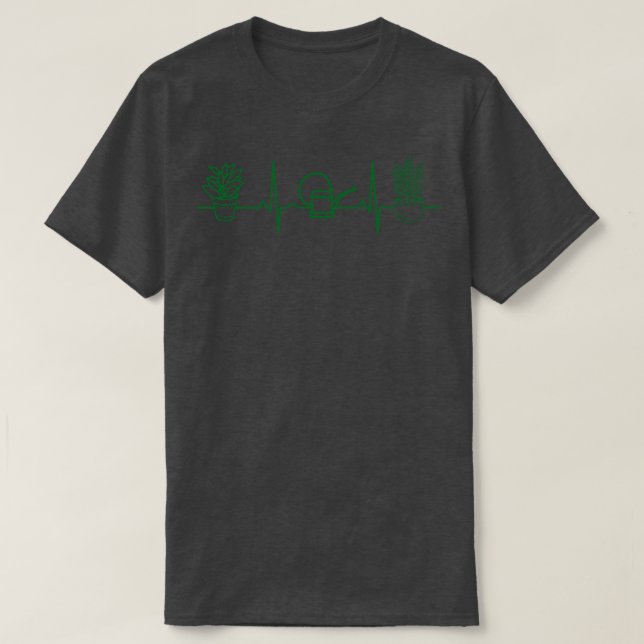 Camiseta Água para jardinagem pode pulsar (Frente do Design)