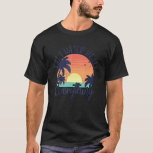Camiseta Água Salgada Cura Tudo Retro Vintage S Feminino