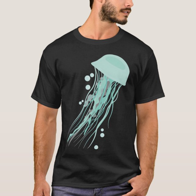 Camiseta Água-viva Azul (Frente)
