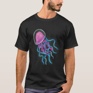 Camiseta Água-viva Criatura Marinha Medusa Peixe Marinho Su