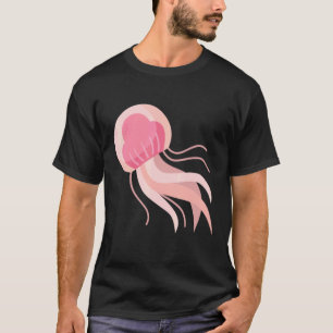 Camiseta Água-viva debaixo do mar oceano Água-viva