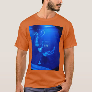 Camiseta Água-viva em azul
