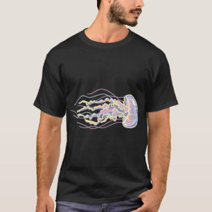 Camiseta Água-viva em cores pastéis