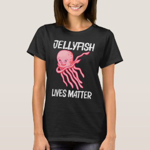 Camiseta Água-viva Fofa Para Homens Mulheres Água-viva Anim