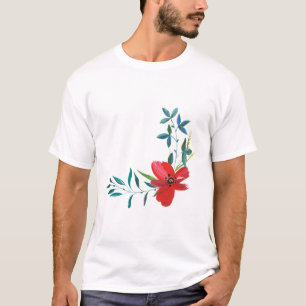 Camiseta Água-viva gerada pela IA na natureza