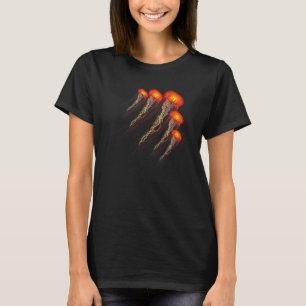 Camiseta Água-viva mar oceano gráfico marinho