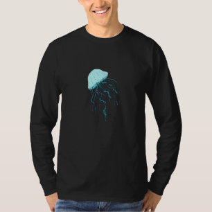Camiseta Água-viva Marinha Oceano Subaquático  10
