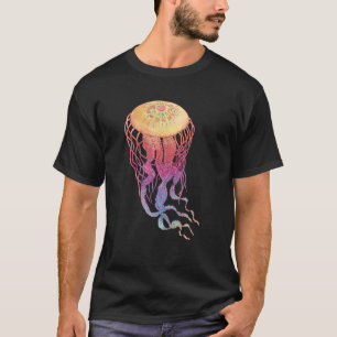 Camiseta Água-viva para peixe-jelly e Cnidário