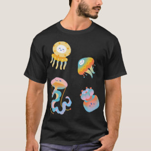 Camiseta Água-viva pastel