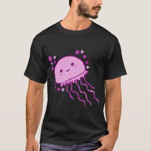 Camiseta Água-viva Rosa Fofa