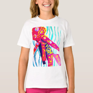Camiseta Água-viva verão colorido 